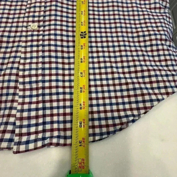 Ralph Lauren men’s button up lightweight checkered shirt sz large - Picture 7 of 10